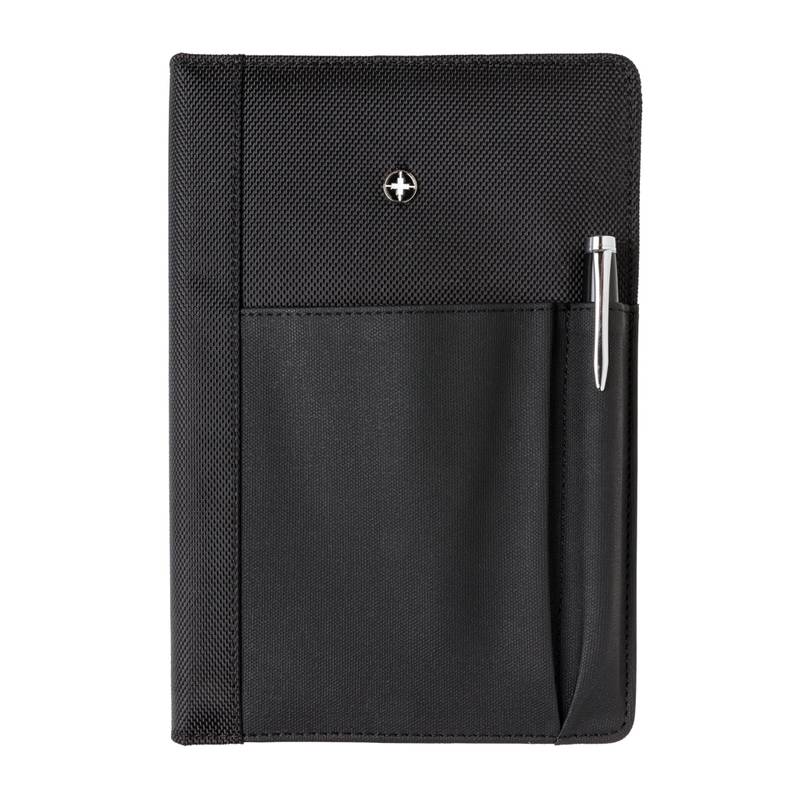 Sada poznámkového bloku s možnosťou doplnenia listov, čierna Sada poznámkového bloku s možnosťou doplnenia listov, čierna